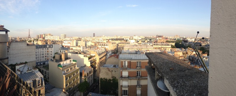 Appartement + toit terrasse Paris vue Tour Eiffel 360 ...