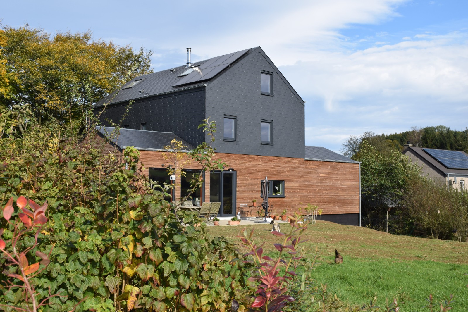 maison d'architecte neuve sur 1,7 hectare de prairies